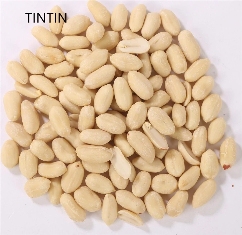 Pysgnau wedi'u Rhostio Blanched Peanuts Cnewyllyn Cnau daear